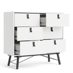 Ry Double chest of drawers 6 drawers in Matt White 72186013GOGO