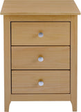 ZNTS Oslo 3 Drawer Bedside 100-103-094