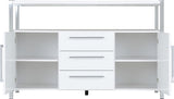 ZNTS Charisma 2 Door 3 Drawer Sideboard 400-405-005