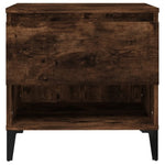 ZNTS Side Tables 2 pcs Smoked Oak 50x46x50 cm Engineered Wood 819559