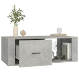 ZNTS Coffee Table Concrete Grey 100x50.5x35 cm Engineered Wood 816540