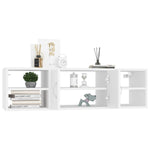 ZNTS Wall Shelf White 102x30x29 cm Engineered Wood 806256