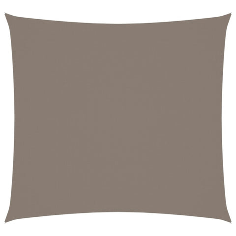 ZNTS Sunshade Sail Oxford Fabric Square 3.6x3.6 m Taupe 135413