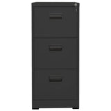 ZNTS Filing Cabinet Anthracite 46x62x102.5 cm Steel 336277