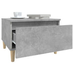 ZNTS Side Tables 2 pcs Concrete Grey 50x46x35 cm Engineered Wood 819509