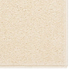 ZNTS Rug Short Pile 140x200 cm Cream 340372