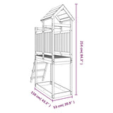 ZNTS Outdoor Playset 53x110x214 cm Solid Wood Douglas 826536