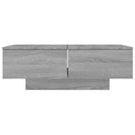 ZNTS Coffee Table Grey Sonoma 90x60x31 cm Engineered Wood 815196