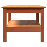 ZNTS Coffee Table Wax Brown 80x50x40 cm Solid Wood Pine 844469