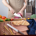 ZNTS Kitchen Knife Sets, 15 Piece Knife Sets with Block for Kitchen Chef Knife Stainless Steel Knives Set 47066328