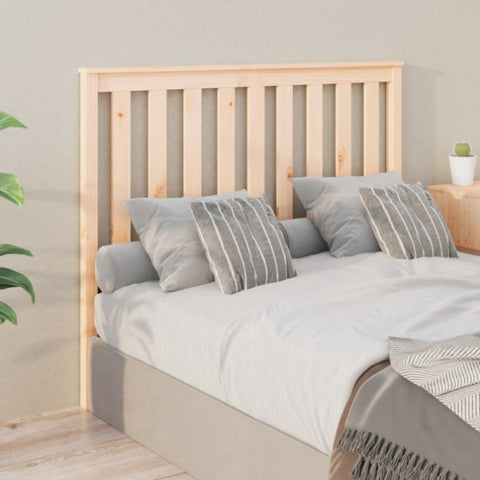 ZNTS Bed Headboard 141x6x101 cm Solid Wood Pine 818515