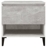 ZNTS Side Tables 2 pcs Concrete Grey 50x46x50 cm Engineered Wood 819557