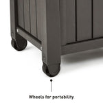 ZNTS Keter Multifunctional Outdoor Table for BBQ Unity XL Woodlook 404249