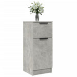 ZNTS Sideboards 2 pcs Concrete Grey 30x30x70 cm Engineered Wood 811124