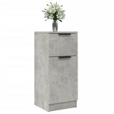 ZNTS Sideboards 2 pcs Concrete Grey 30x30x70 cm Engineered Wood 811124