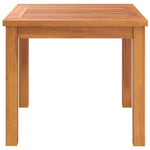 ZNTS Coffee Table 40x40x36 cm Solid Wood Acacia 360044