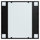 ZNTS Wall Mirror Black 60x60 cm Metal 342206