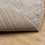 ZNTS Shaggy Rug PAMPLONA High Pile Modern Beige Ø 200 cm 375225