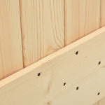 ZNTS Door NARVIK 85x210 cm Solid Wood Pine 154432