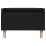 ZNTS Side Tables 2 pcs Black 50x46x35 cm Engineered Wood 819503