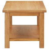 ZNTS Coffee Table 110x55x40 cm Solid Oak Wood 289195