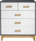 ZNTS Cleveland 3+2 Drawer Chest 100-102-190