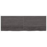 ZNTS Wall Shelf Dark Brown 180x60x cm Treated Solid Wood Oak 363842