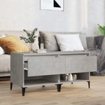 ZNTS Side Tables 2 pcs Concrete Grey 50x46x50 cm Engineered Wood 819557