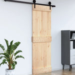 ZNTS Door NARVIK 85x210 cm Solid Wood Pine 154432