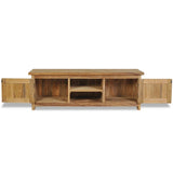 ZNTS TV Cabinet Solid Teak 120x30x40 cm 244485