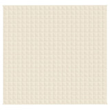 ZNTS Weighted Blanket Light Cream 220x235 cm King 11 kg Fabric 350818