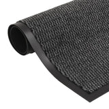 ZNTS Dust Control Mats 2 pcs Rectangular Tufted 120x180 cm Anthracite 3051617