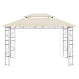 ZNTS Gazebo 4x3x2.7 m Cream 160 g/m² 313915