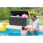 ZNTS Keter Garden Storage Box Capri 302 L Anthracite Ecom 407756