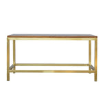 Rectangle Gold Coffee Table IN244