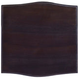 ZNTS Bedside Cabinet Light Black 40x40x45 cm Solid Wood Mahogany 337863