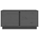 ZNTS Coffee Table Grey 80x50x40 cm Solid Wood Pine 814421