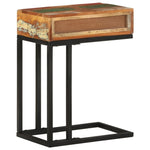 ZNTS U-Shaped Side Table 45x30x61 cm Solid Reclaimed Wood 289092