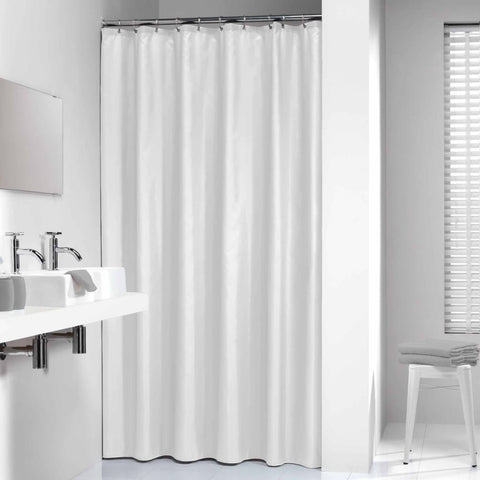 ZNTS Sealskin Shower Curtain Madeira 240 cm White 238501510 416601