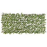 ZNTS Nature Garden Trellis with Laurel Palm 90x180 cm Green Leaves 442632