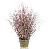 ZNTS Emerald Artificial Pennisetum Grass 99 cm in Zinc Pot 435933