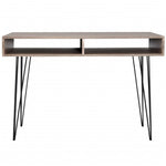 ZNTS Desk with 2 Compartments Grey 20136