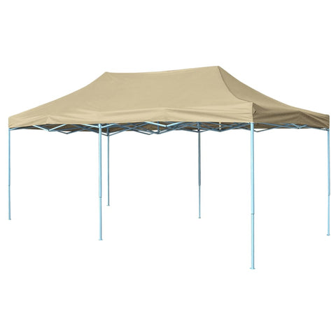 ZNTS Foldable Tent Pop-Up 3x6 m Cream White 42507