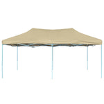ZNTS Foldable Tent Pop-Up 3x6 m Cream White 42507