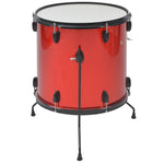 ZNTS Complete Drum Kit Powder-coated Steel Red Adult 70054