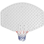 ZNTS Three Piece Wall Mounted Basketball Backboard Set 90x60 cm 91185