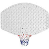 ZNTS Three Piece Wall Mounted Basketball Backboard Set 90x60 cm 91185