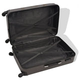 ZNTS Four Piece Hardcase Trolley Set Anthracite 91195