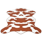 ZNTS Shaped Rug 150x220 cm Brown Cow Print 131918