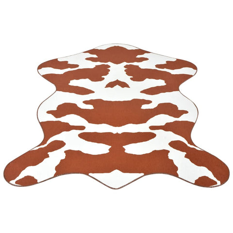 ZNTS Shaped Rug 150x220 cm Brown Cow Print 131918
